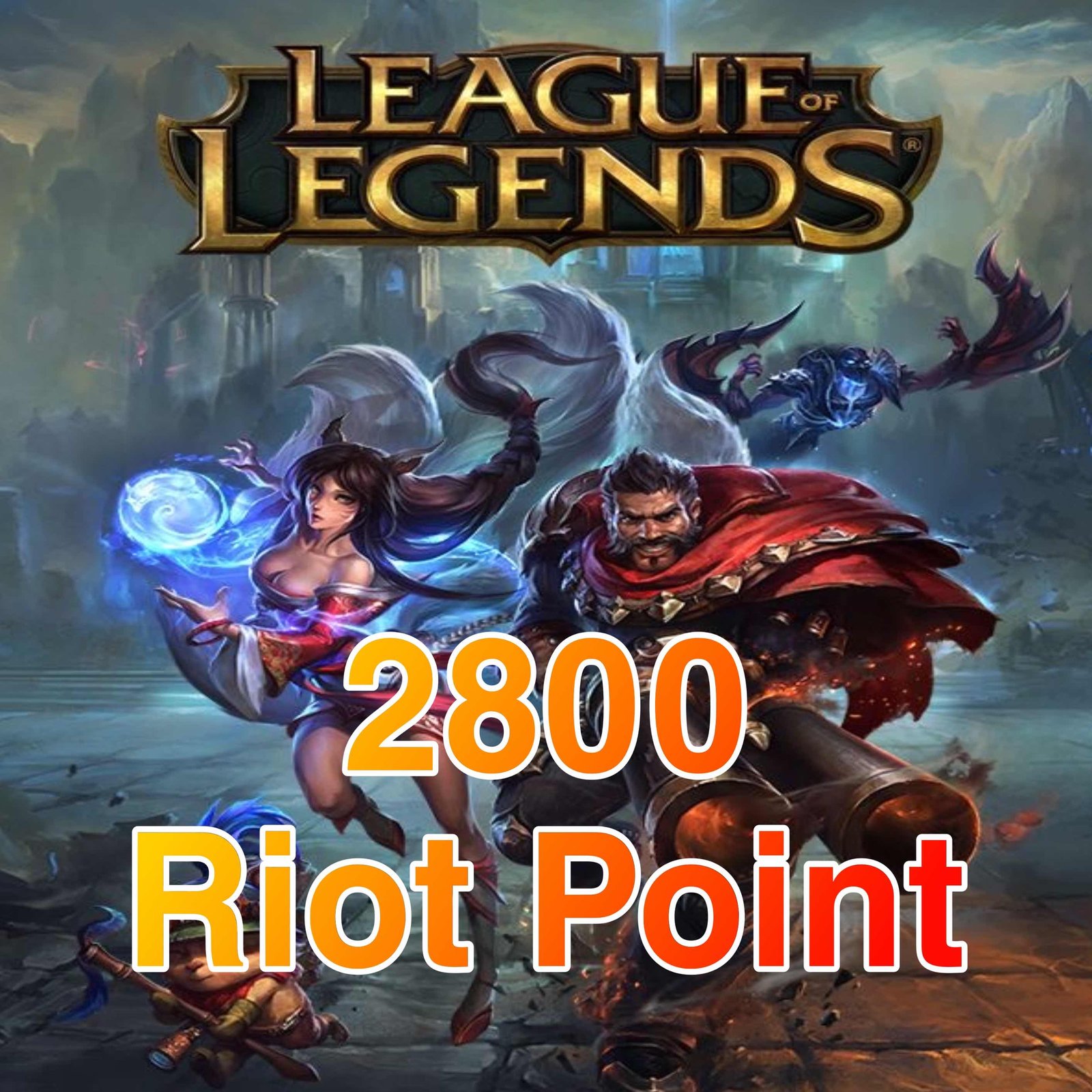 League Of Legends 2800 Riot Points