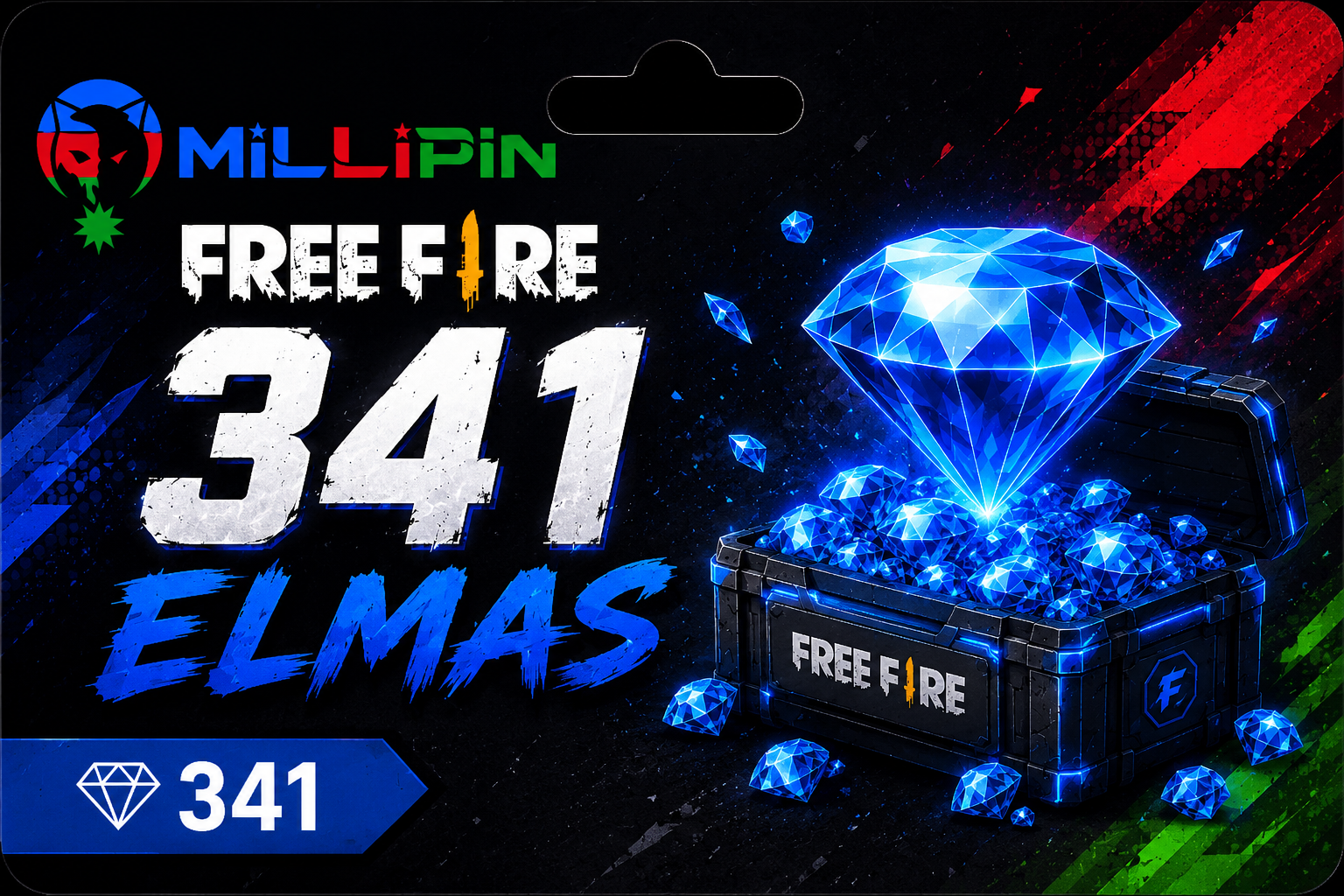 Free Fire 341 Elmas